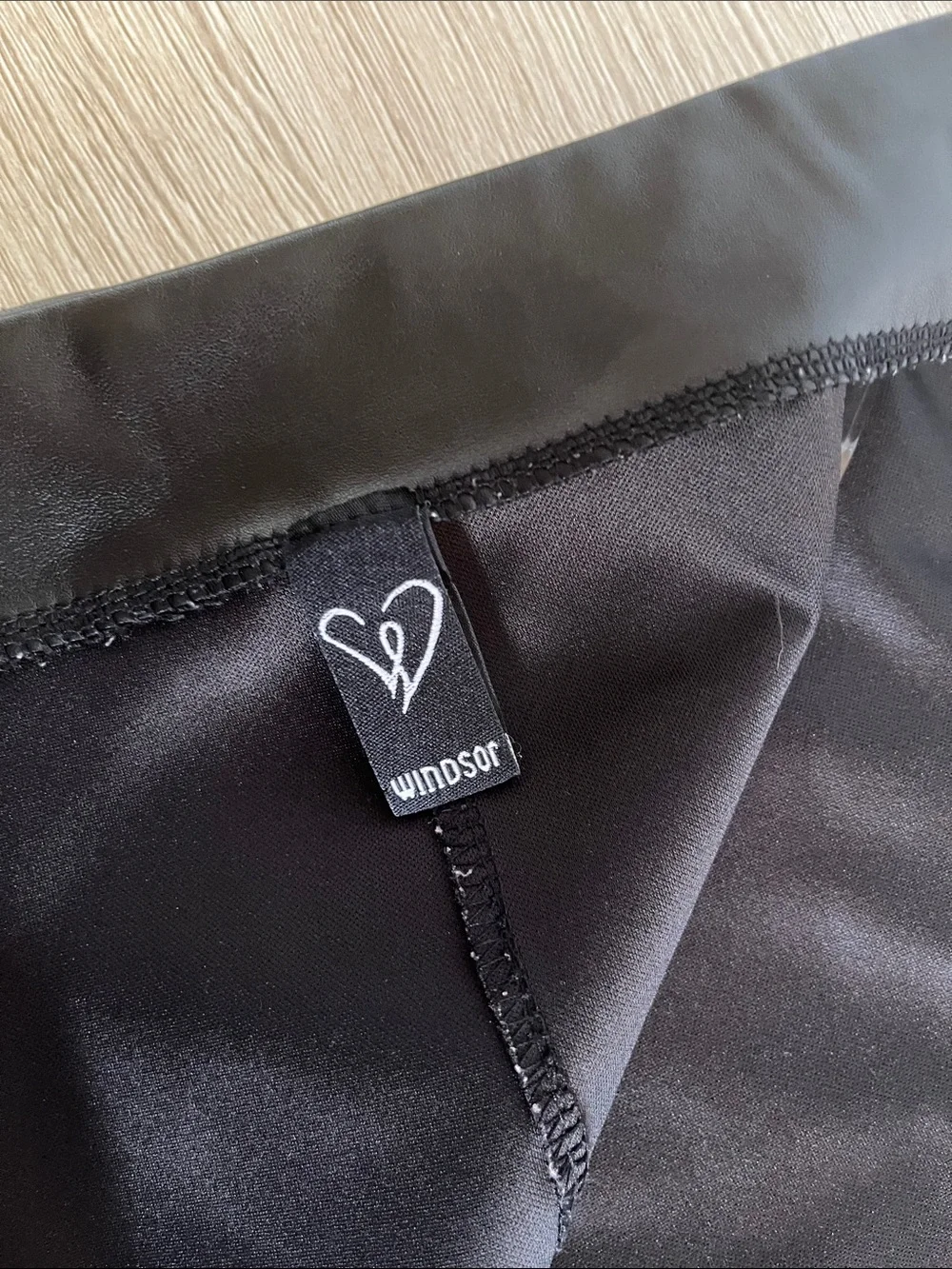 Classic Black Faux Leather Mini Skirt